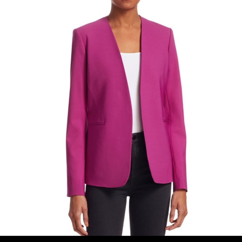 Theory Isita Wool Blend Stretch Blazer